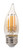 Keystone KT-LED4.5FCA11-E26-822-A Bent Tip Chandelier Filament Bulb, 40W Equivalent, Ca11 Shape, E26 Candelabra Base, 2200K, 80 CRI, Amber | Keystone Technologies | Keystone Technologies at lightingandsupplies.com