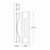 Westgate Lighting CRE-10-50K-SIL LED Wall Sconce Light