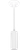 RAB Lighting CDLED2PS-10W-30D935-W Cyl Pendant Stem 2In 10W 3500K 120-277V Dim 30Deg Whitet