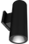 RAB Lighting CDLED4WD-20W-50D935-K Cyl Wall Down 4In 20W 3500K 120-277V Dim 50Deg Blk