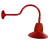 RAB Lighting GN1LED13NRSTR Gooseneck Style1 13W Neutral LED 15" St Shade Rect Refl Red