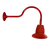 RAB Lighting GN1LED13YSST11R Gooseneck Style1 13W Warm LED 11" St Shade Spot Refl Red