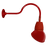 RAB Lighting GN1LED26NRAD11R Gooseneck Style1 26W Neutral LED 11" Ad Shade Rect Refl Red