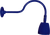 RAB Lighting GN1LED26NRBL Gooseneck Style1 26W Neutral LED No Shade Rect Refl Blue