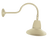 RAB Lighting GN1LED26YSSTI Gooseneck Style1 26W Warm LED 15" St Shade Spot Refl Ivory