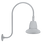 RAB Lighting GN3LED13NSST11S Gooseneck Style3 13W Neutral LED 11" St Shade Spot Refl Sil
