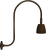 RAB Lighting GN3LED13YBWN Gooseneck Style3 13W Warm LED No Shade Brown
