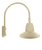 RAB Lighting GN5LED26YRSTI Gooseneck Style5 26W Warm LED 15" St Shade Rect Refl Ivory