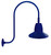 RAB Lighting GN3LED13YRSTBL RAB Lighting GN3LED13YRSTBL Gooseneck Style3 13W Warm LED 15 St Shade Rect Refl Blue