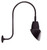 RAB Lighting GN3LED26NAC11A RAB Lighting GN3LED26NAC11A Gooseneck Style3 26W Neutral LED 11 AngLED Cone Shade Bz