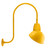 RAB Lighting GN3LED26NADYL RAB Lighting GN3LED26NADYL Gooseneck Style3 26W Neutral LED 15 AngLED Dome Shade Yl