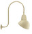 RAB Lighting GN3LED26YRADI RAB Lighting GN3LED26YRADI Gooseneck Style3 26W Warm LED 15 Ad Shade Rect Refl Ivory
