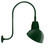 RAB Lighting GN3LED26YSADG RAB Lighting GN3LED26YSADG Gooseneck Style3 26W Warm LED 15 Ad Shade Spot Refl Green