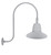 RAB Lighting GN3LED26YSSTS RAB Lighting GN3LED26YSSTS Gooseneck Style3 26W Warm LED 15 St Shade Spot Refl Silver
