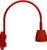 RAB Lighting GN4LED13NR RAB Lighting GN4LED13NR Gooseneck Style4 13W Neutral LED No Shade Red