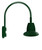 RAB Lighting GN5LED13NRST11G RAB Lighting GN5LED13NRST11G Gooseneck Style5 13W Neutral LED 11 St Shade Rect Refl Grn