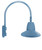 RAB Lighting GN5LED13NRSTLB RAB Lighting GN5LED13NRSTLB Gooseneck Style5 13W Rect Refl Neutral LED 15 St Shade Lblu