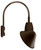 RAB Lighting GN5LED13YACBWN RAB Lighting GN5LED13YACBWN Gooseneck Style5 13W Warm LED 15 AngLED Cone Shade Brown