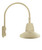 RAB Lighting GN5LED13YSSTI RAB Lighting GN5LED13YSSTI Gooseneck Style5 13W Warm LED 15 St Shade Spot Refl Ivory