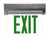 Maxlite EXE-GS1S Edgelit Exit, Green Letters, Silver, 1 Side