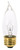 Satco A3664 25CA10 Incandescent Decorative Light Bulb