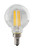 Satco S11363 4.5G16/LED/CL/930/120V/E12 LED Filament Bulb