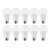 Satco S11438 12A19/LED/E26/850/120V/10PK LED Type A Bulb