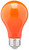 Satco S14988 8A19/ORANGE/LED/E26/120V LED Type A Bulb