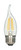 Satco S21725 4.5W EFC/LED/27K/CL/120V/2CD LED Filament Bulb