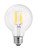 Satco S21739 5.5G25/LED/CL/27K/120V/2CD LED Filament Bulb
