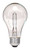 Satco S2404 72A19/HAL/ES/CL/120V 2PK Halogen Type A Bulb