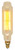 Satco S2430 60T24/AMBER/E26/VINTAGE/120V Incandescent Vintage Light Bulb