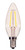 Satco S29920 2.5W CTC/LED/27K/CL/120V LED Filament Bulb
