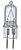 Satco S3168 75T4/CL Halogen Bi Pin Bulb