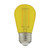 1W/LED/S14/YELLOW/120V/ND/4PK