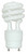 Satco S8205 18GU24/27 Compact Fluorescent Spirals CFL Bulb