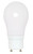 Satco S8225 15A19/27/GU24 Compact Fluorescent Type A Bulb