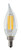 Satco S8552 4.5W CFC/LED/27K/CL/120V LED Filament Bulb
