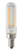 Satco S8555 2.5T6/LED/CL/27K/E12/120V LED Filament Bulb