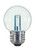 Satco S9158 1.4W G16.5/CL/LED/120V/CD LED Globe Light Bulb