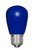 Satco S9172 1.4W S14/BL/LED/120V/CD LED Sign & Indicator Bulb