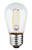 Satco S9807 1WS14/LED/CL/27K/120V/ND LED Filament Bulb