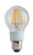Satco S9845 9A19/CL/LED/E26/27K/120V LED Filament Bulb