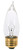 Satco A3565 40CA10 Incandescent Decorative Light Bulb