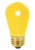 Satco S4560 11S14/Y Incandescent Sign & Indicator Bulb