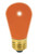 Satco S4564 11S14/O Incandescent Sign & Indicator Bulb