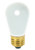 Satco S4566 11S14/F Incandescent Sign & Indicator Bulb