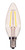 Satco S9820 2W CTC/LED/27K/CL/120V LED Filament Bulb