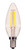 Satco S9822 4W CTC/LED/27K/CL/120V LED Filament Bulb