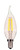 Satco S9867 3.5CFC/LED/CL/50K/120V LED Filament Bulb